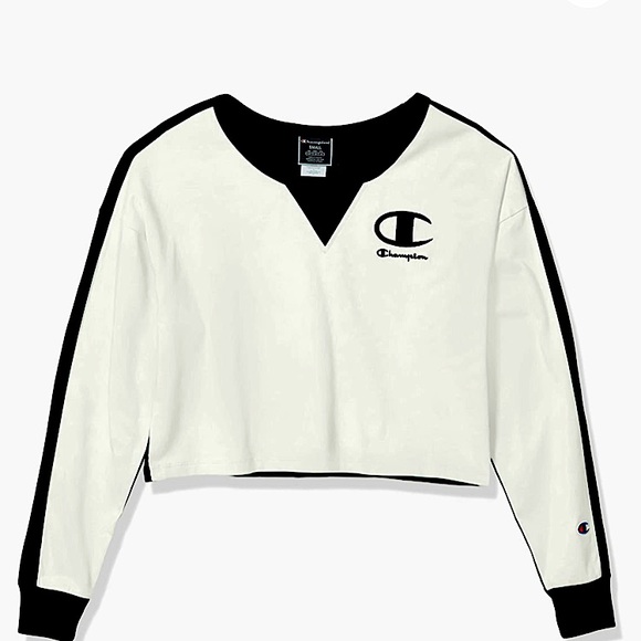 Champion Long Sleeve Crop Top - Picture 2 of 2